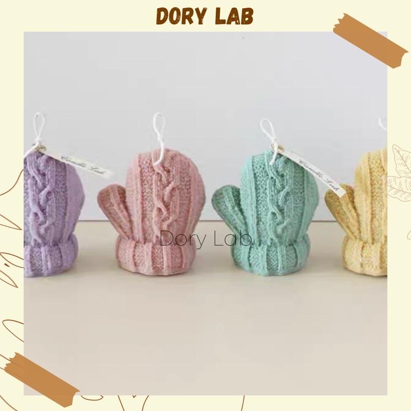 Nến Thơm Găng Tay Len Tinh Dầu Handmade Không Khói, Phụ Kiện Decor - Dory Lab