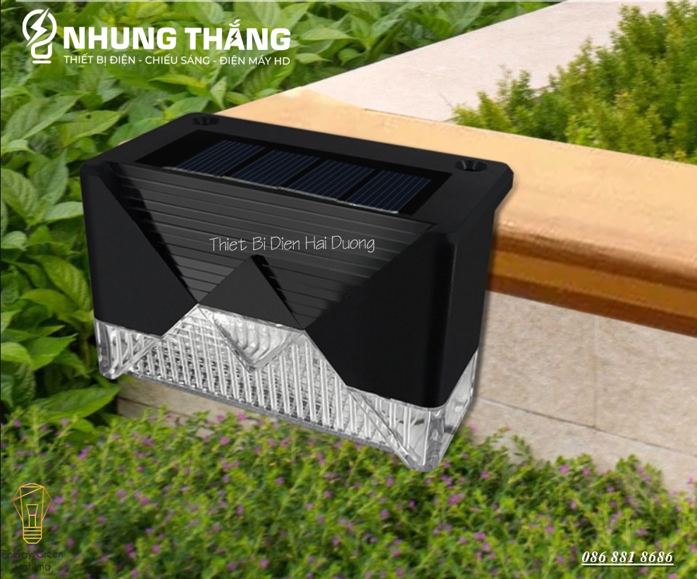 Đèn LED Pha Lê Gắn Tường Năng Lượng Mặt Trời TH798 - Chiếu Sáng Lối Đi - Chân Cầu Thang - Hàng Rào - Hành Lang - Có Video