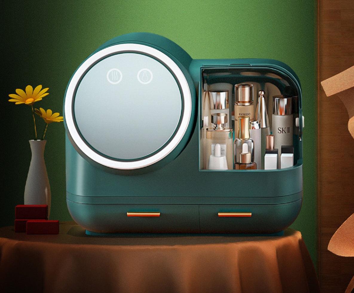 Kệ tủ trang điểm hàng nhập khẩu kèm gương , đèn led