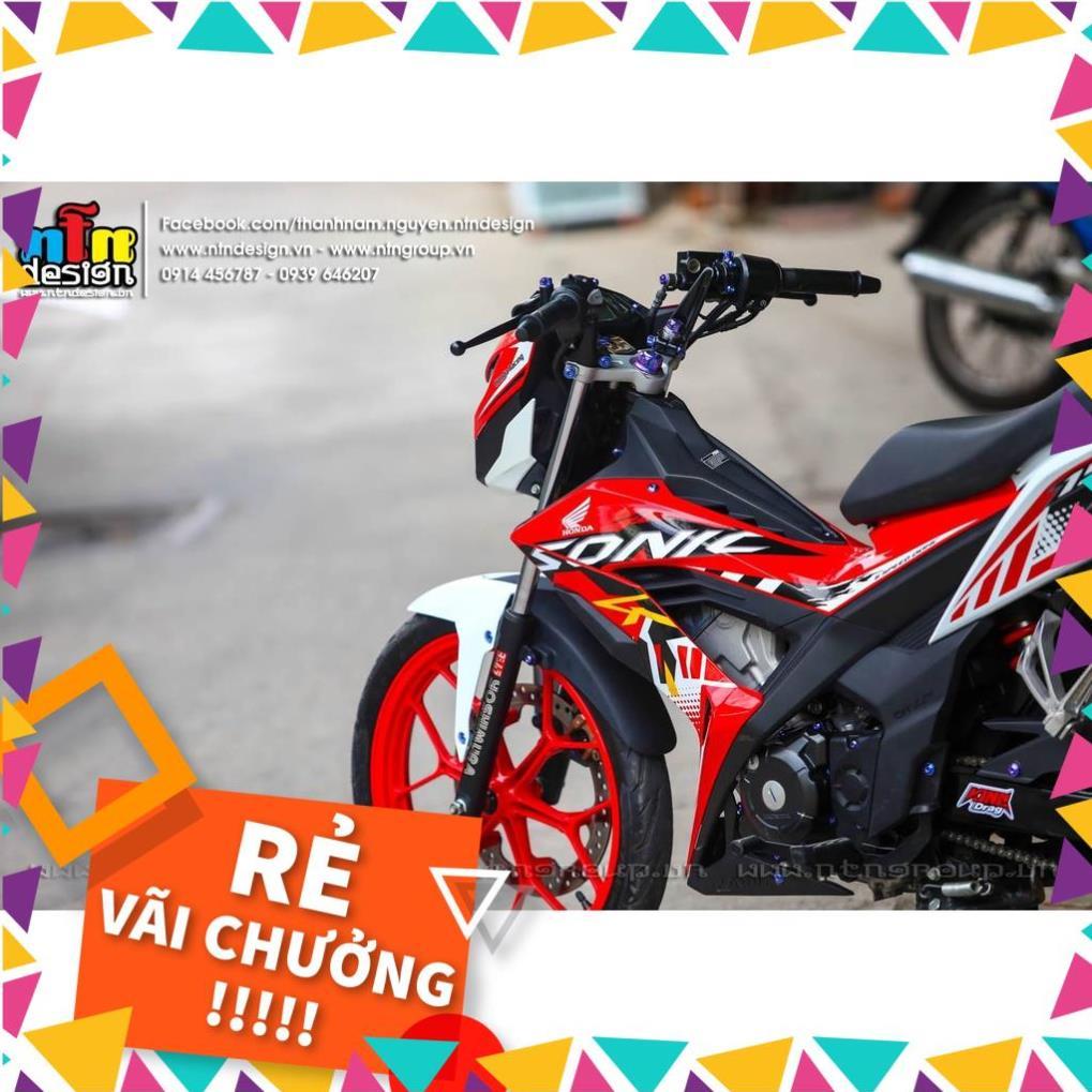 Tem Rời Sonic Mẫu Zin Trắng Đỏ