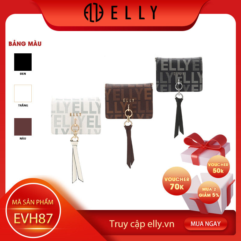 Ví Nữ Monogram Canvas ELLY – EV87