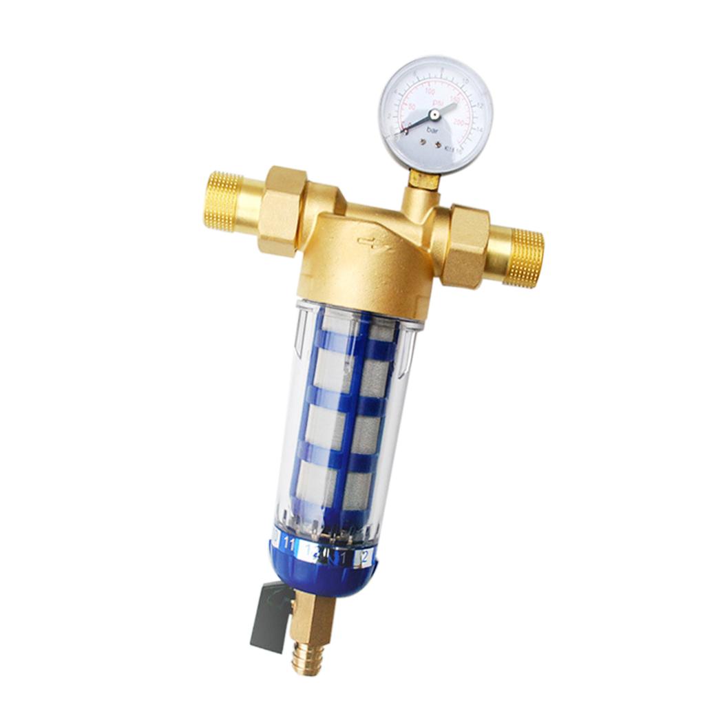 Household Mesh Spin Down Water Filter System Sediment Water Filter 1/2inch