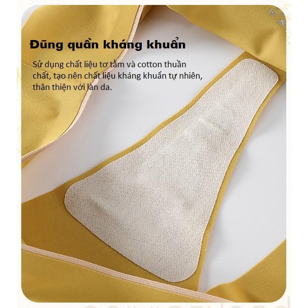 Quần Lót Lọt Khe Băng Lụa Không Đường May Siêu Mềm Kháng Khuẩn P431