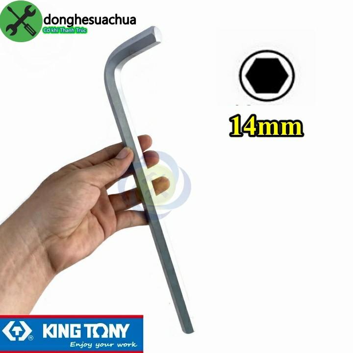 Lục giác chữ L 14mm Kingtony 112514 loại 2 đầu bằng