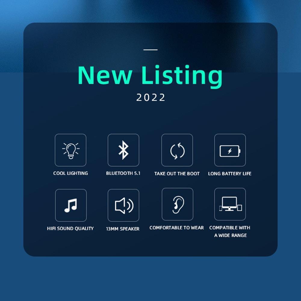 Tai Nghe Nhét Trong Suốt TWS bluetooth 5.0 Và Phụ Kiện