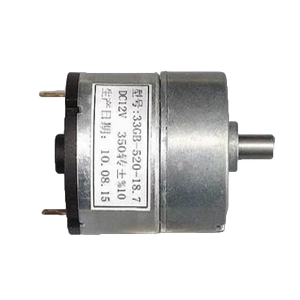 1 33GB 520 12V Giảm Động Cơ Hộp Số Kim Loại Hộp Số Kim Loại Bánh Răng