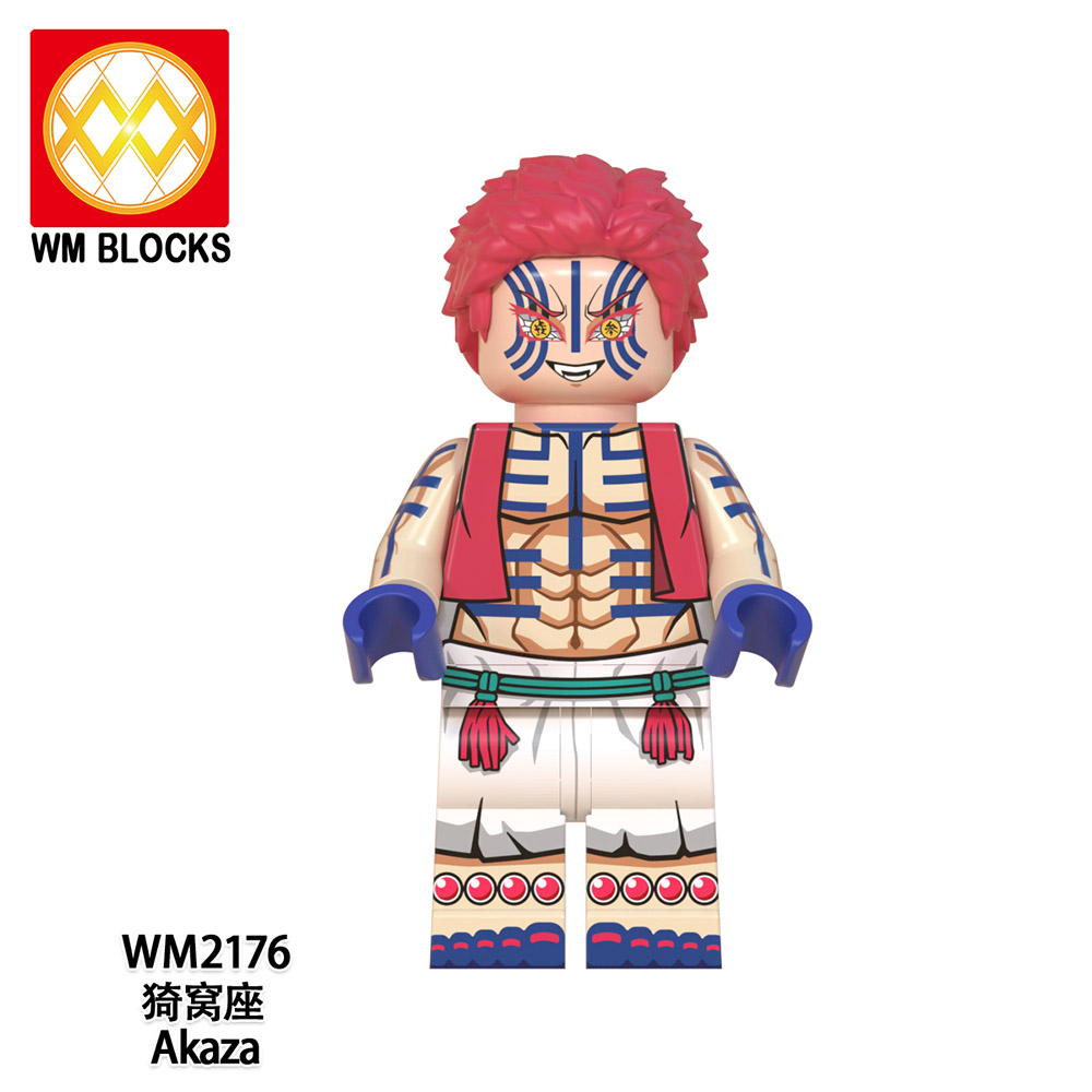 COMBO 8 Minifigures Các Mẫu Nhân Vật Nezuko Tanjiro Rengoku Kyoujurou Zenitsu Trong Sát Quỷ Demon Slayer WM6116