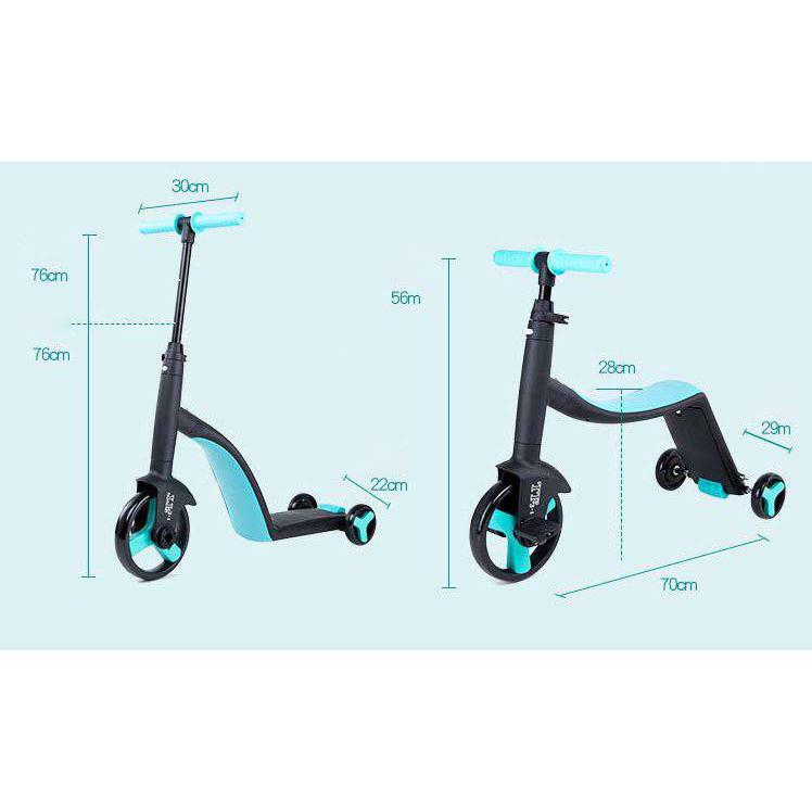 Xe Trượt Scooter Nadle 3 trong 1 - Đa năng