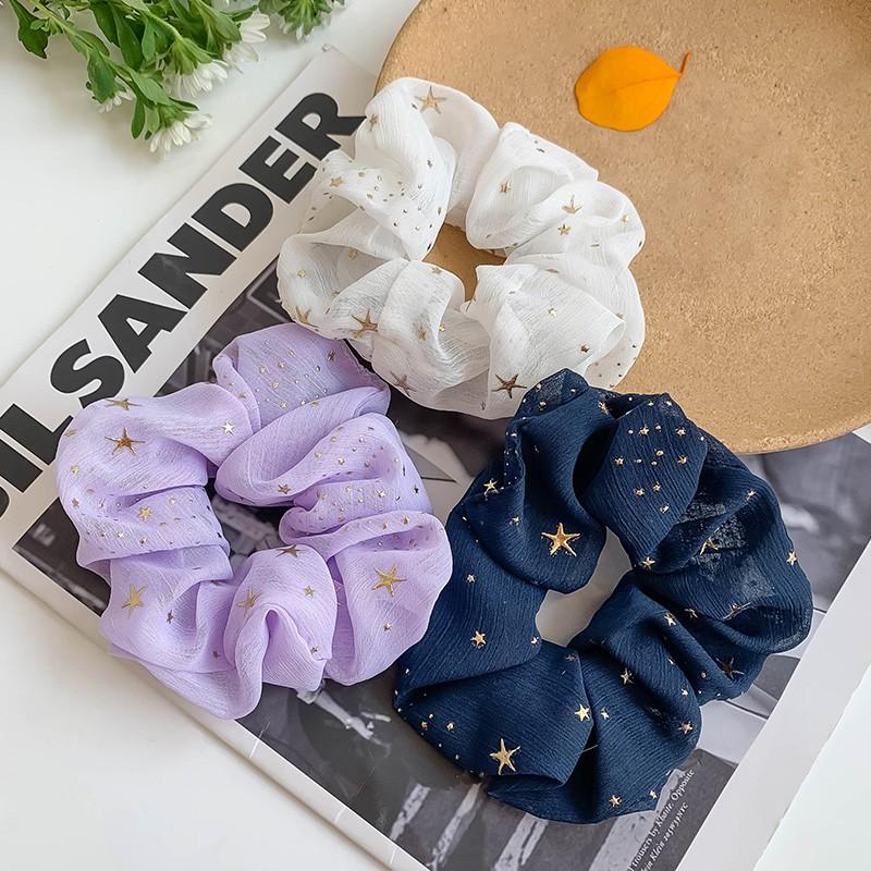 Cột tóc scrunchies hình sao