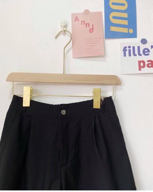 Quần culottes ngố - chất đũi mềm chun sau