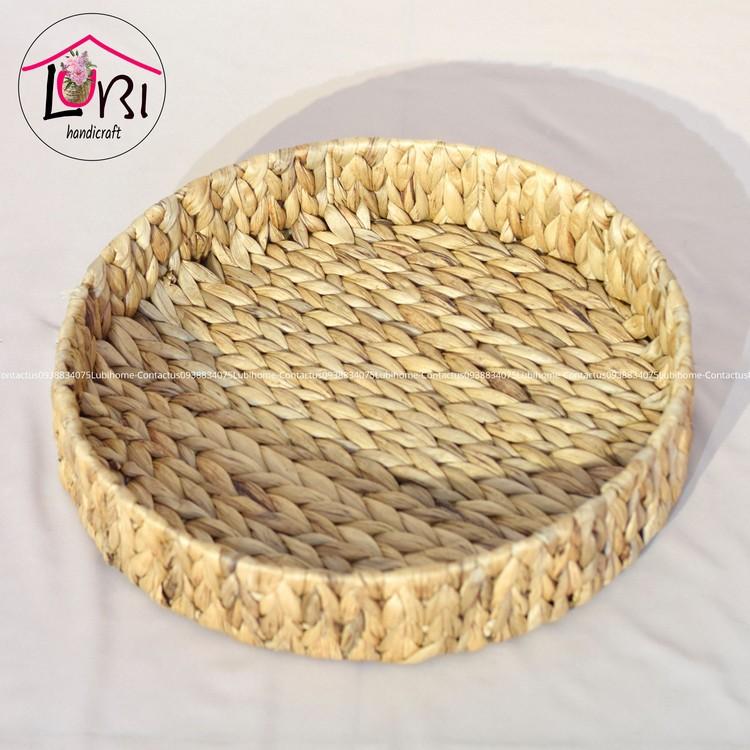 - Khay đựng đồ lục bình hình tròn bộ 2 - đẹp