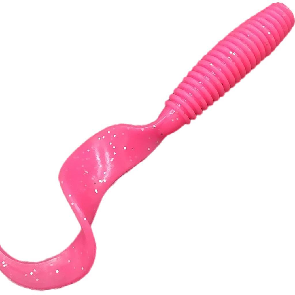 10Pc Luminous  Grub Soft Worm   Head Tool