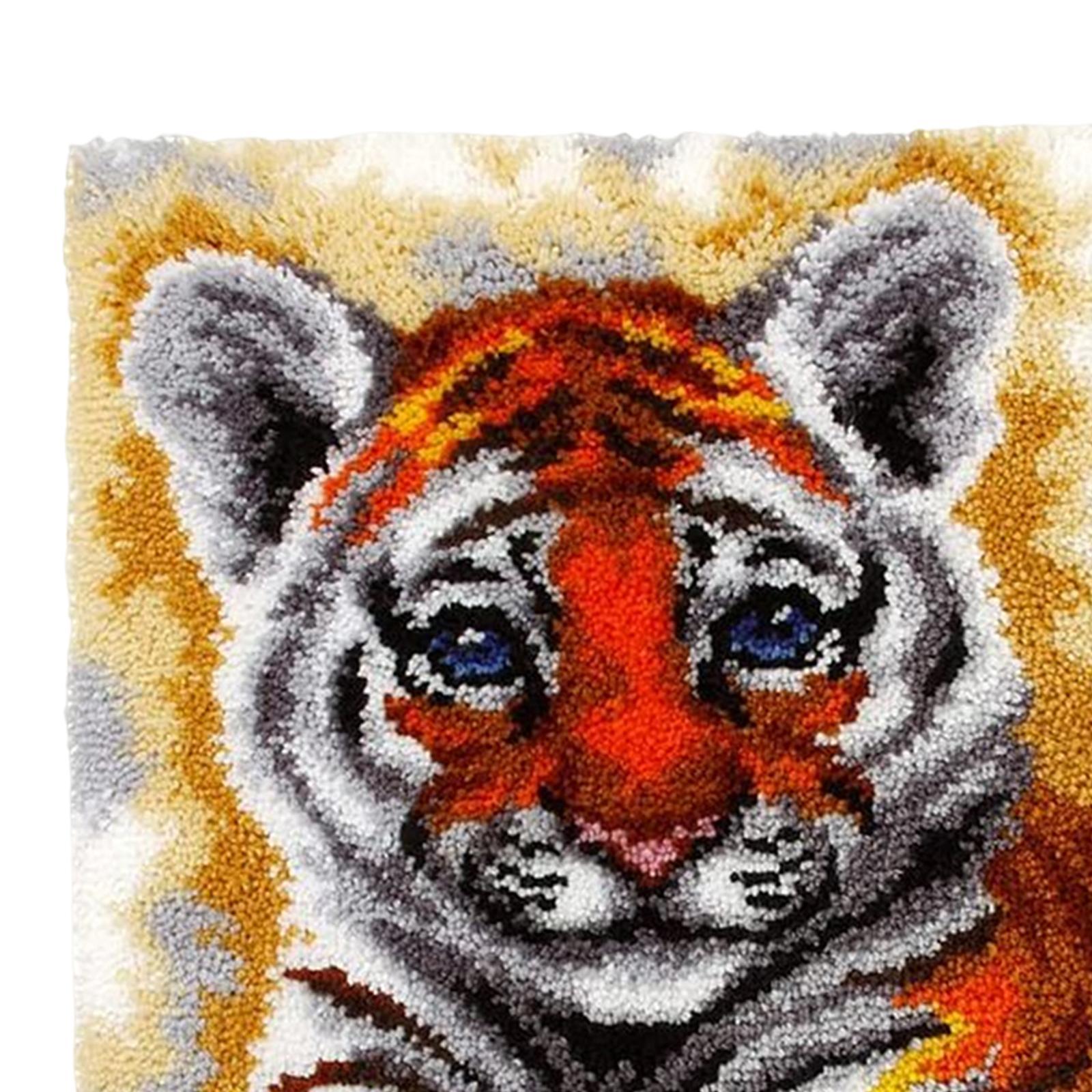 Carpet Latch Hooking Kits DIY Rug Crochet Yarn Kits for christmas