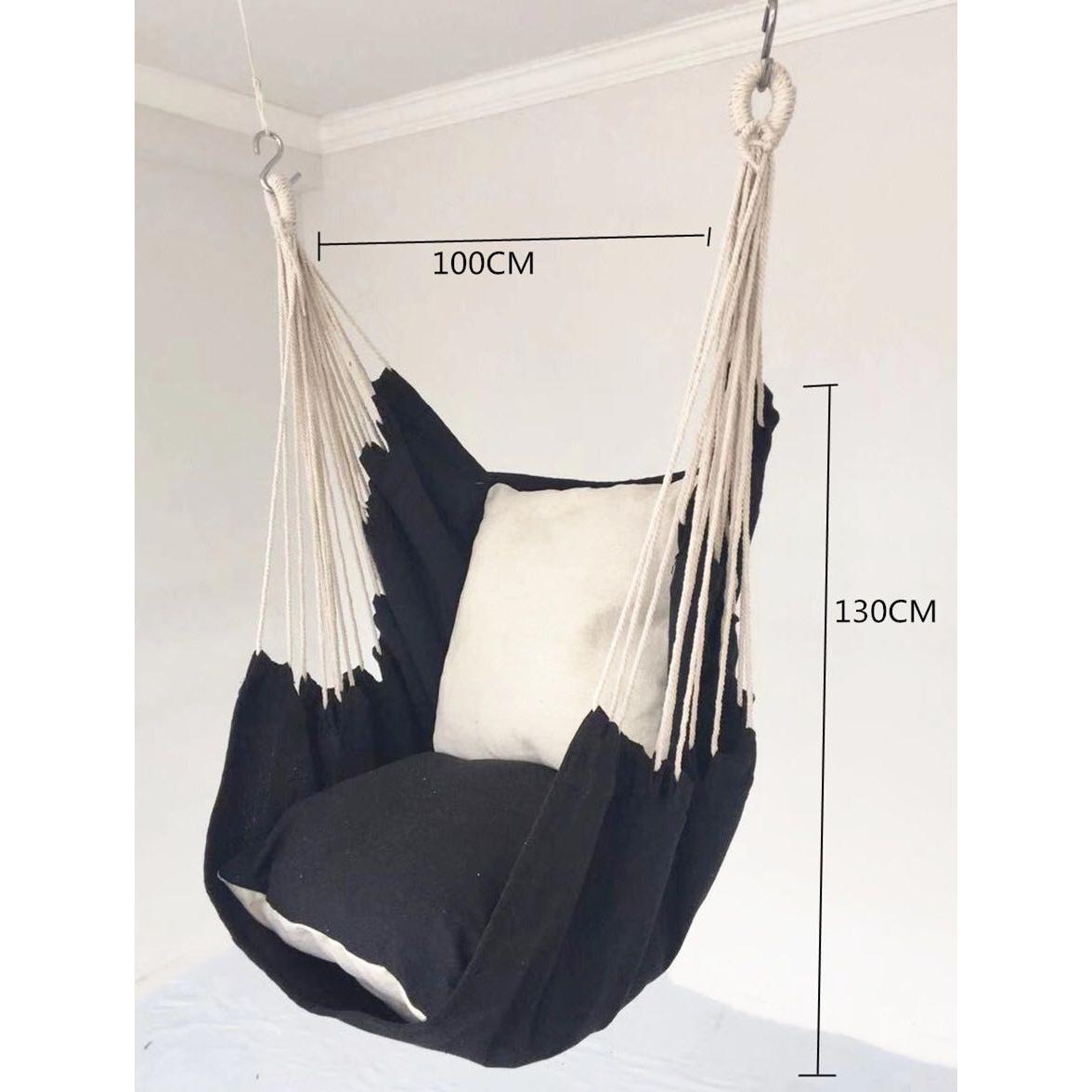 Đĩa Đơn-Người Võng Trại Cam Đồ Treo Ghế Xoay Có Thể Lựa Chọn Đế Gỗ Và Gối Nội Thất Phòng Ngủ