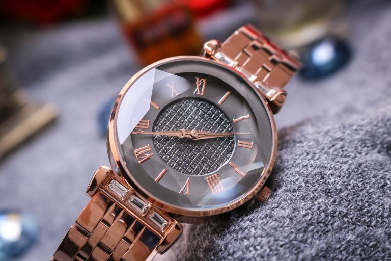 Đồng Hồ Nữ JA-1206B Julius Hàn Quốc Dây Thép (Mặt Đen)