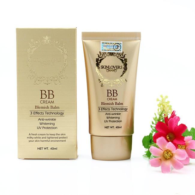 [Tặng nước tẩy trang 100ml] BBCream Skinlovers che khuyết điểm 3 trong 1 40ml