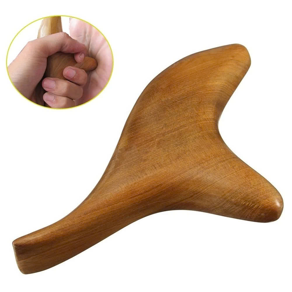 Dụng Cụ day ấn Huyệt Mát xa toàn thân kiểu Thái bằng gỗ Chăm sóc sức khỏe