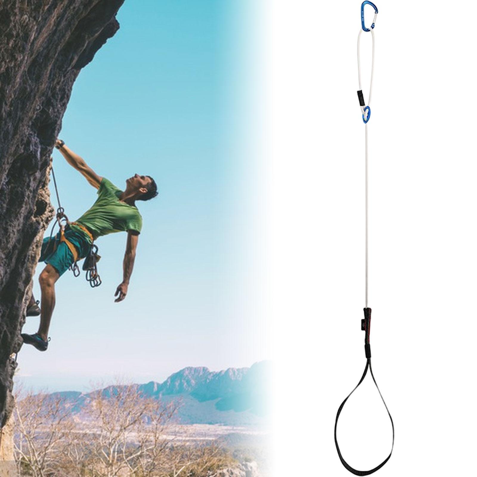 Rock Climbing Ascender Adjustable Rope Foot Loop Ascender for Outdoor Sports