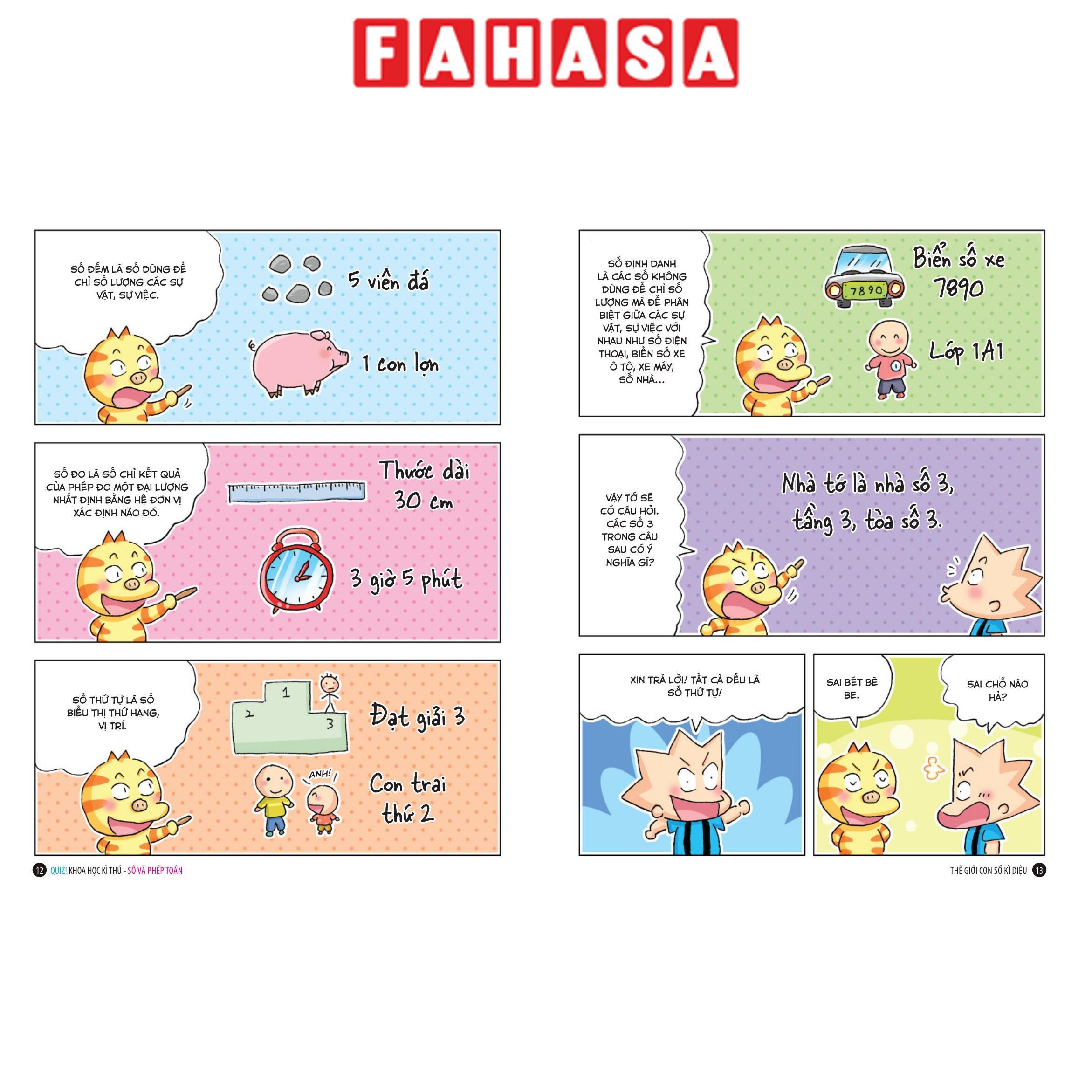 Sách - Quiz! Khoa Học Kì Thú - Số Và Phép Tính