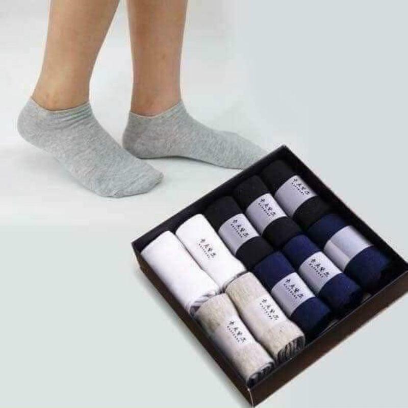 Tất nam chống hôi chân cốt tông siêu thấm mồ hôi chất liệu cao cấp mềm mượt