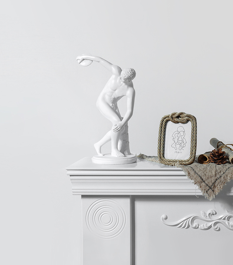 Tượng Vận Động Viên Ném Đĩa - Décor Nghệ Thuật, Quà Tặng