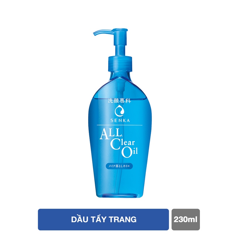 Bộ đôi Dầu tẩy trang và Sữa rửa mặt Collagen Senka (A.L.L Clear Oil 230ml + PW Collagen In 120g)_95011