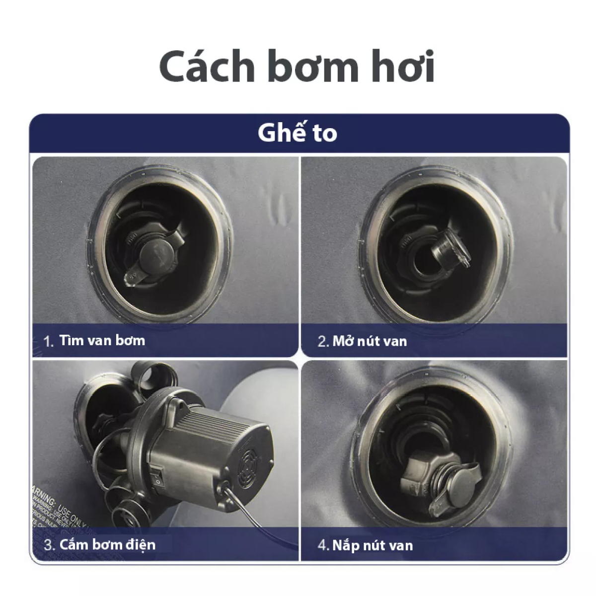 Ghế Đệm Hơi Tựa Lưng Cao Cấp, Thiết Kế Sang Trọng, Bền Bỉ, Không Thấm Nước, Bọc Nhung Mềm Mại, Không Phai Màu