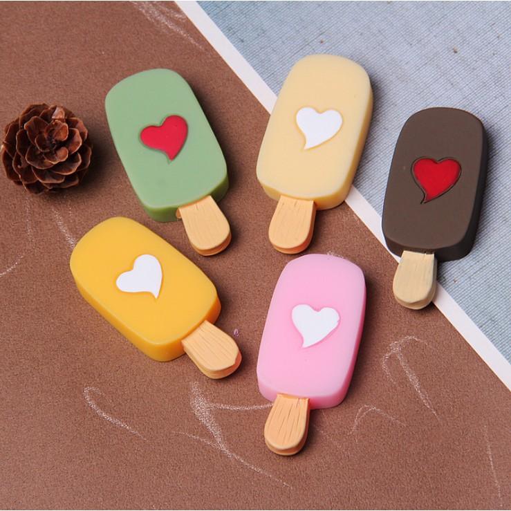 Chuyên Charm * Các mẫu charm kem que cực xinh xắn cho các bạn làm móc khóa, trang trí vỏ điện thoại, Jibbitz, DIY