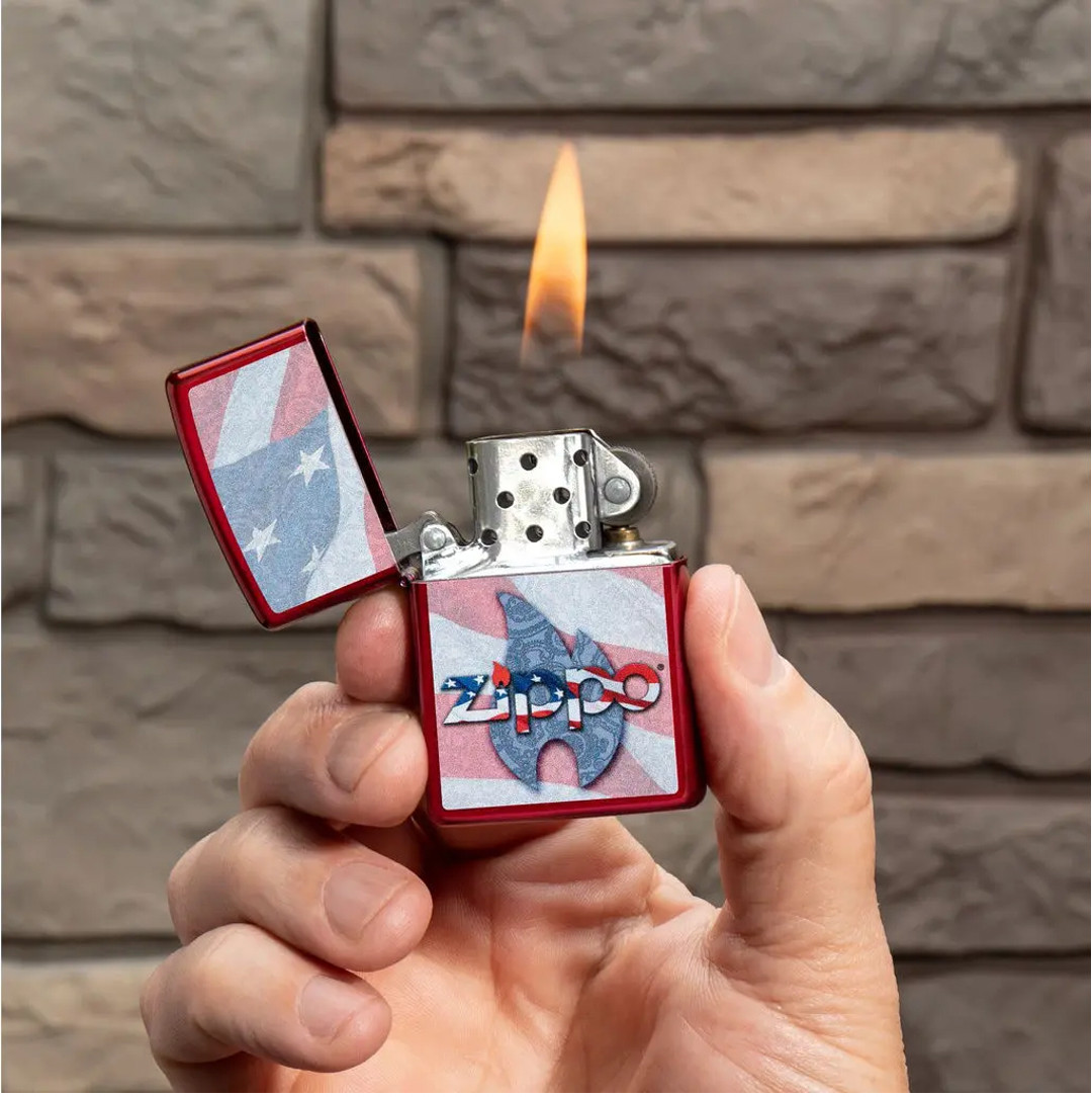 Bật lửa ZIPPO 49781 Flag Design - Chính hãng 100%