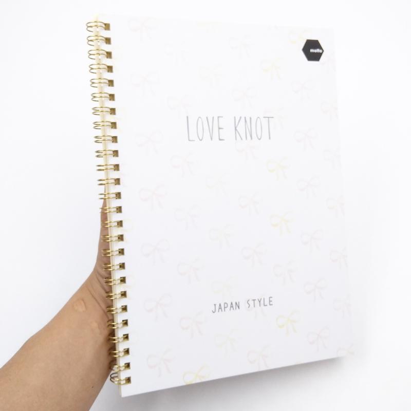 Sổ Lò Xo Twin Notebook LOVE KNOT Motto B5 60 Trang CYTNB5-LK