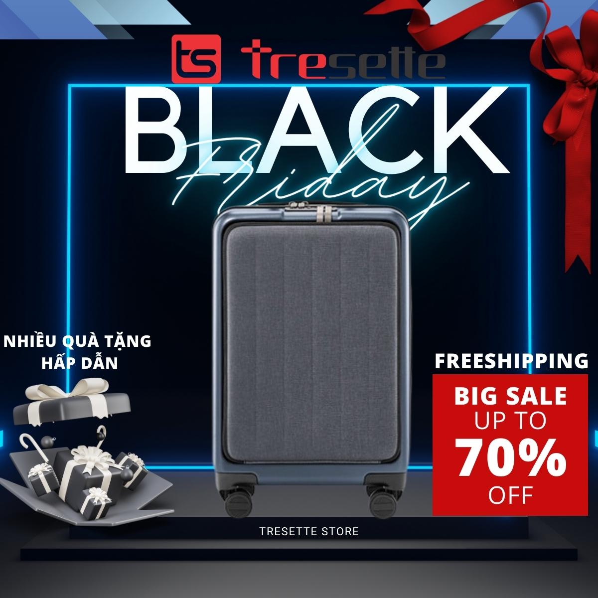 BFQ2ST500KTL: giảm 8% cho đơn từ 500K Vali khóa kéo nhập khẩu Hàn Quốc 0618 Sọc dọc