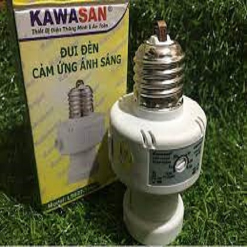 Đui Đèn Cảm Ứng Ánh Sáng KAWASAN LSE27-Time, Hàng Chính Hãng