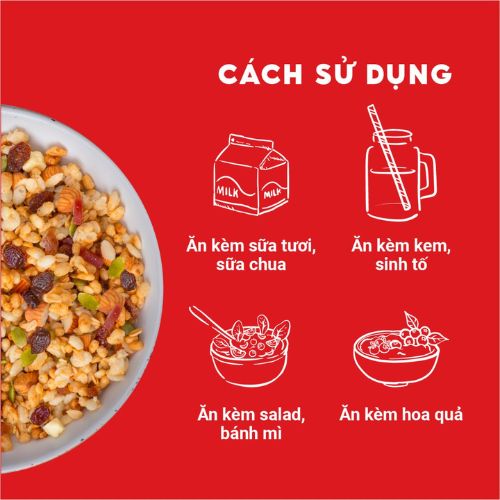 Ngũ Cốc Yến Mạch Nguyên Chất OATTA Thơm Ngon Thích Hợp Cho Người Giảm Cân Hộp 400gam