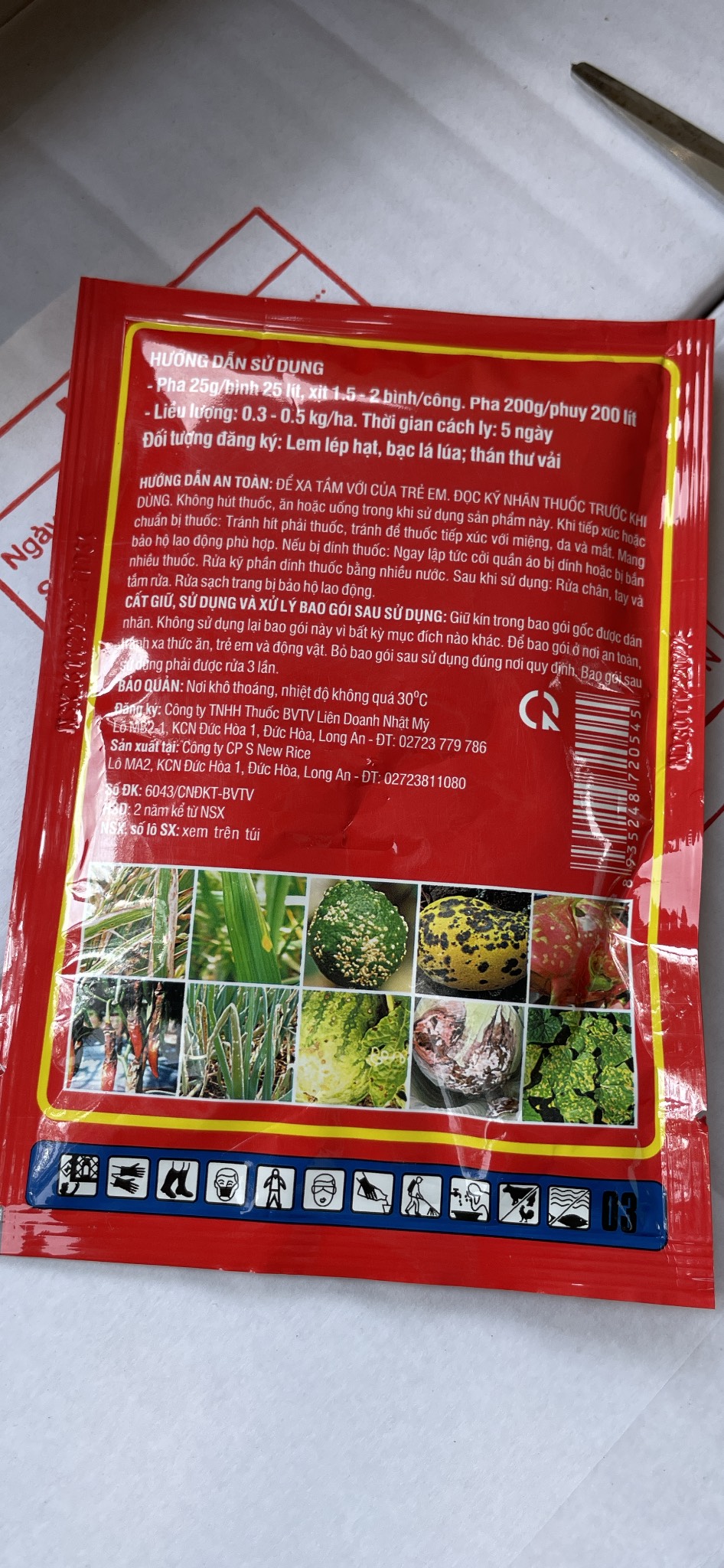 Vua SẠCH KHUẨN bảo vệ cây trồng 3 hoạt chất gói 25 gram