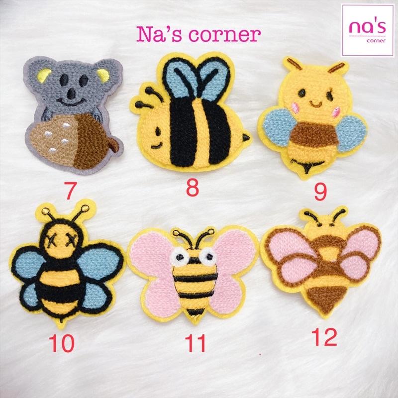 Kẹp tóc mái len đan thêu handmade hoa trái cây dễ thương dạng kẹp bật hairclip