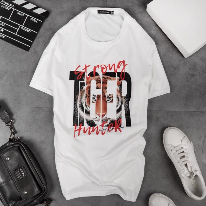 Áo thun TIGER thời trang, dáng thể thao, đẹp, mạnh mẽ, cotton mềm mịn co giãn.