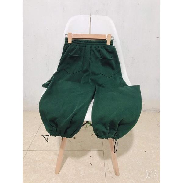 Quần jocger xanh rêu TC6