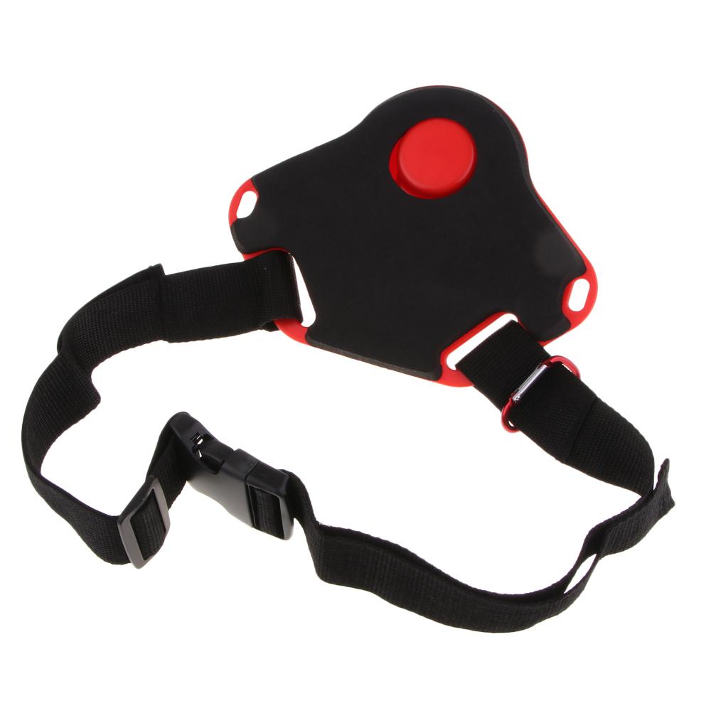 Adjustable Fishing Fighting Belt Waist Rod Pole Holder Fishing Gear Red