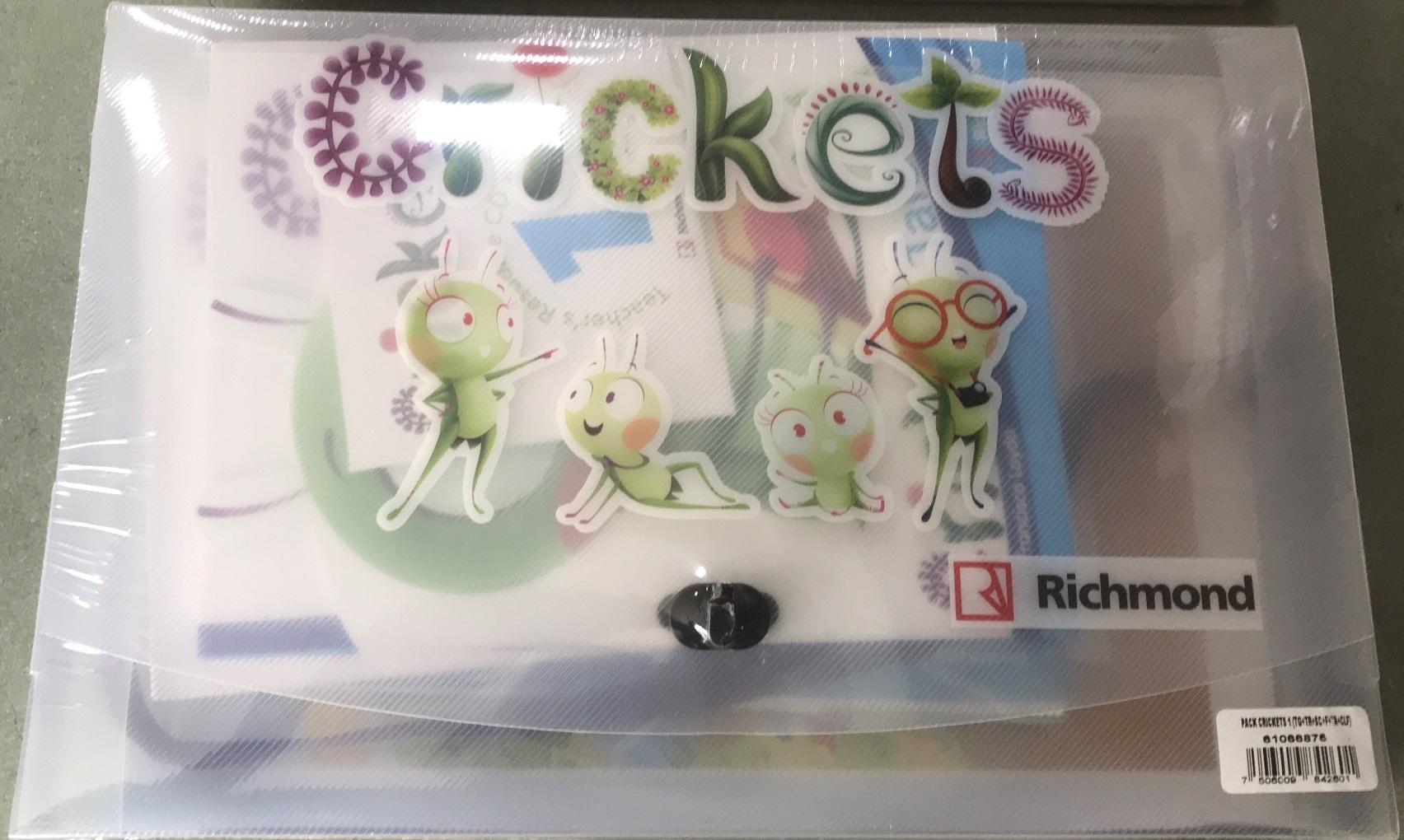 Crickets 1 Teacher's Pack (TG,Teacher's Resoure,SC,FC,Crickets Tales,Classroom Language FC)