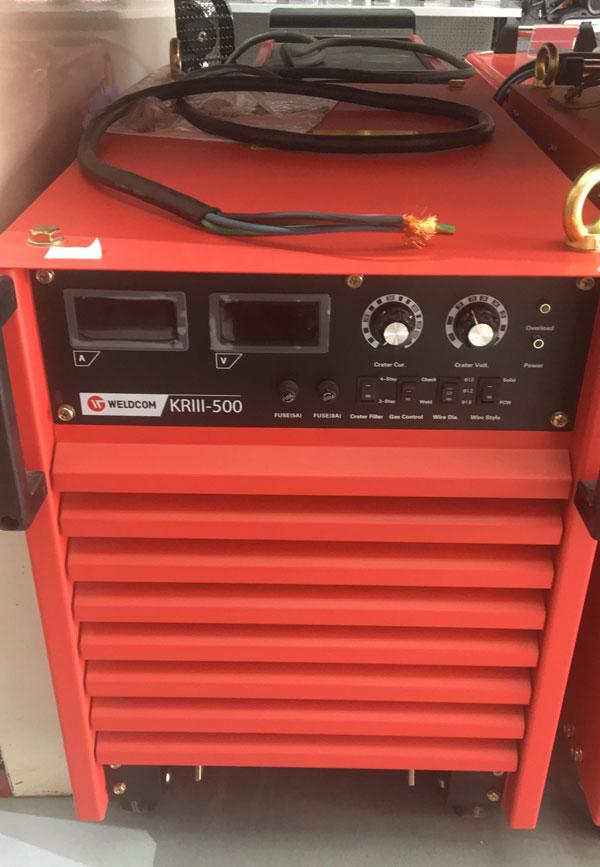 NGUỒN HÀN KRIII-500 (KHÔNG ĐẦU CẤP DÂY, KHÔNG BỘ DÂY ĐẦU CẤP, KHÔNG PHỤ KIỆN) WELDCOM - HÀNG CHÍNH HÃNG
