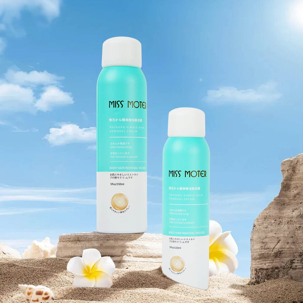 Xịt tẩy lông dạng bọt Miss Moter chiết xuất lô hội dịu nhẹ Nhật Bản 150ml