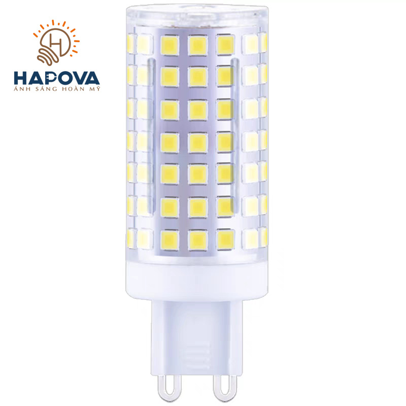 Bóng đèn LED HAPOVA TIMO G9 lắp đèn chùm, đèn thả siêu sáng nhỏ gọn tiện dụng