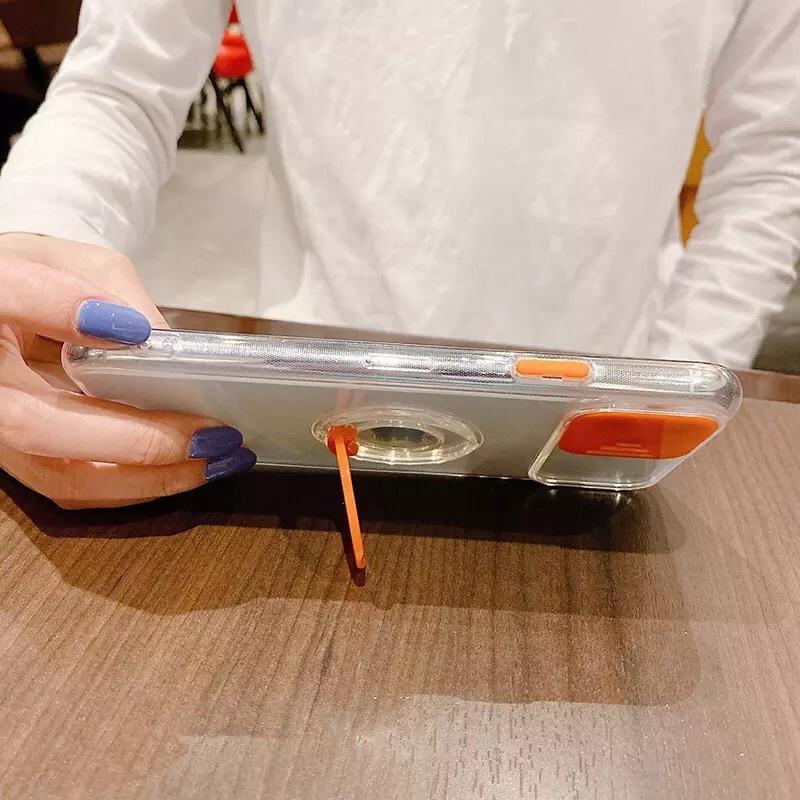 Ốp lưng dành cho Galaxy S22, S22 Plus, S22 Ultra, S21 FE, S21, S21 Plus, S21 Ultra dẻo trong có iring