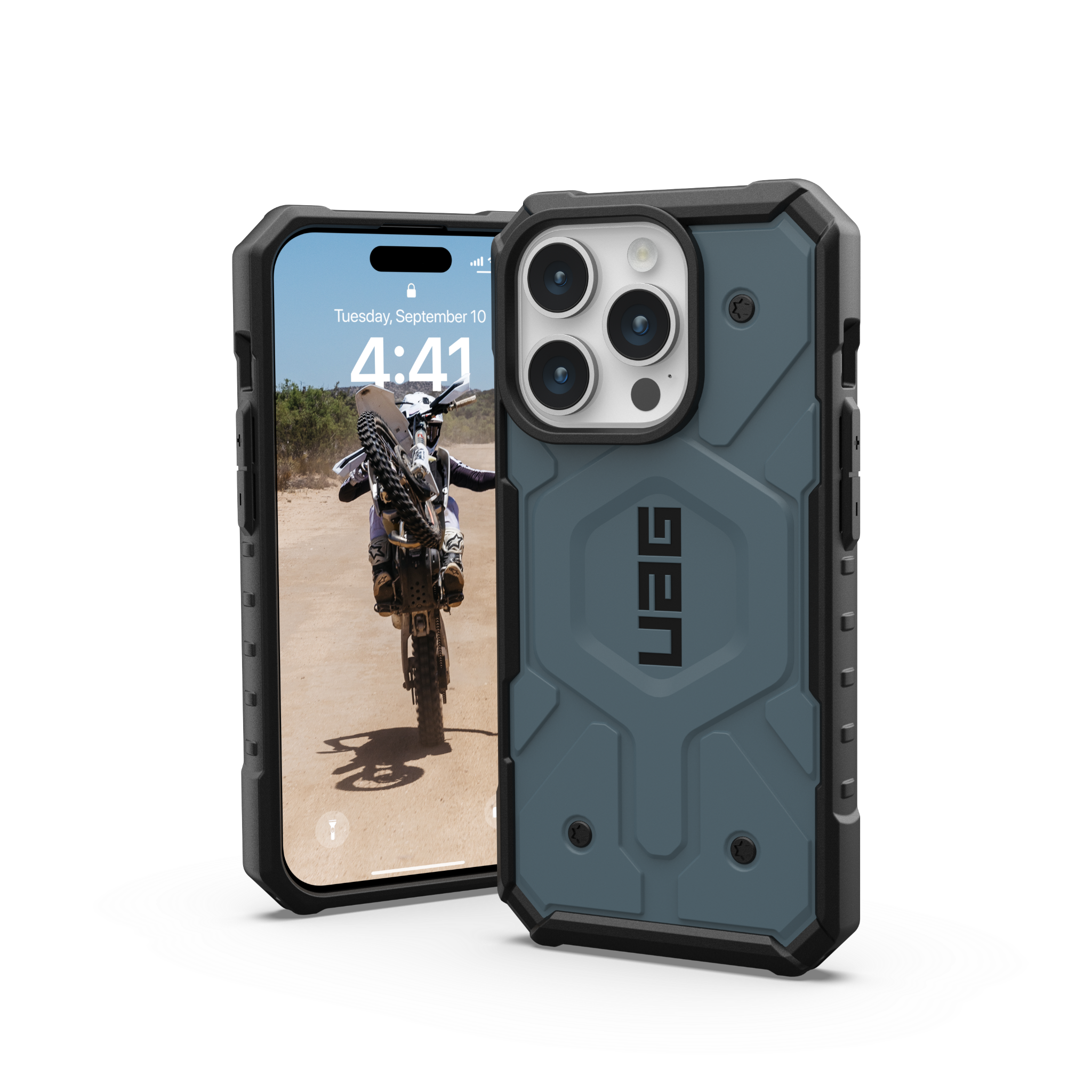 Ốp Lưng Chống Sốc UAG Pathfinder Hỗ Trợ Sạc Magsafe Cho iPhone 15 Pro Hàng chính hãng