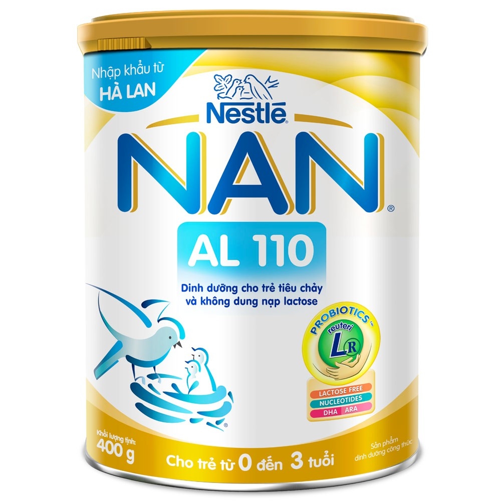 Combo 4 Lon Sữa Bột NAN AL 110 - 400g