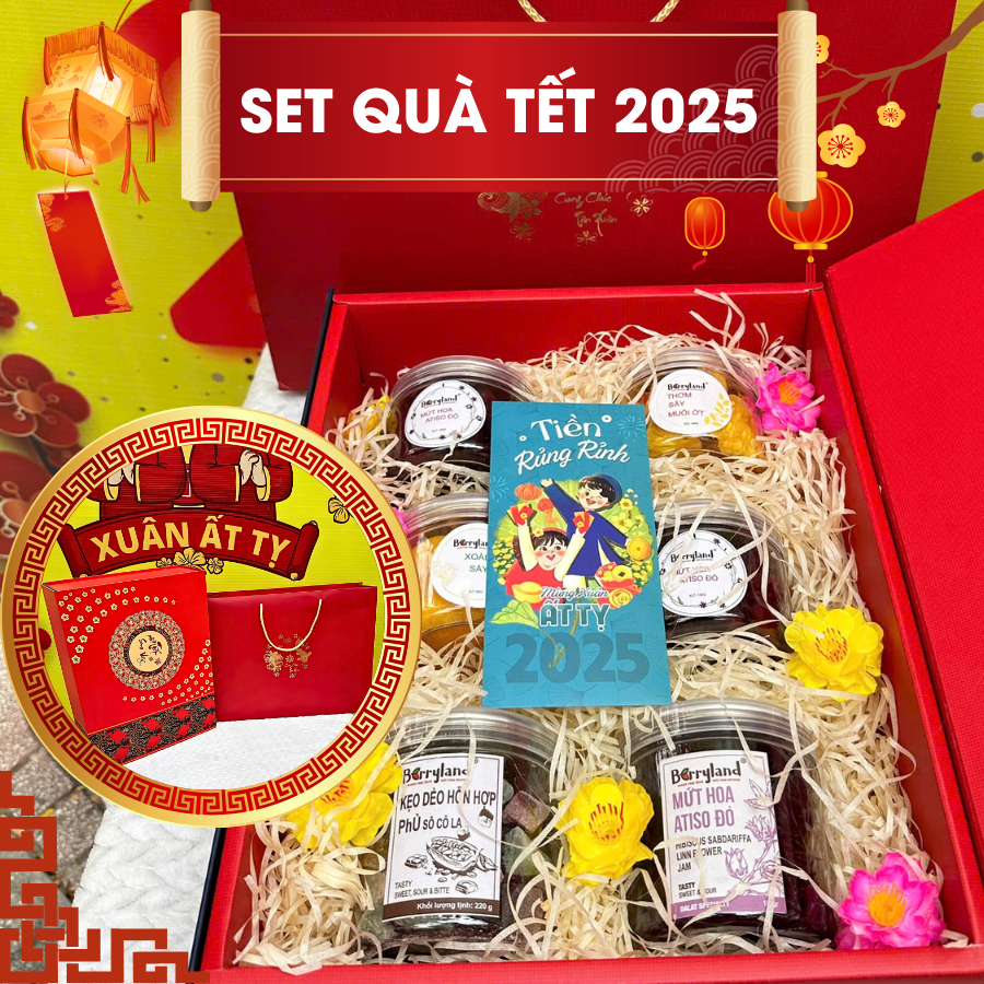 Set Quà Tết 2025 Cao Cấp - Hộp Quà Biếu Sang Trọng - Quà Tặng Doanh Nghiệp Đối Tác Gia Đình