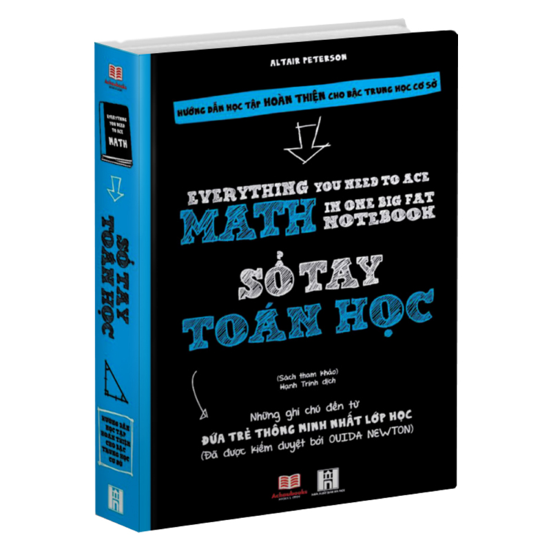 Hình ảnh Sách - Sổ tay Toán học, sổ tay học tập - Á Châu Books (tiếng việt, lớp 4 - lớp 9 ) 