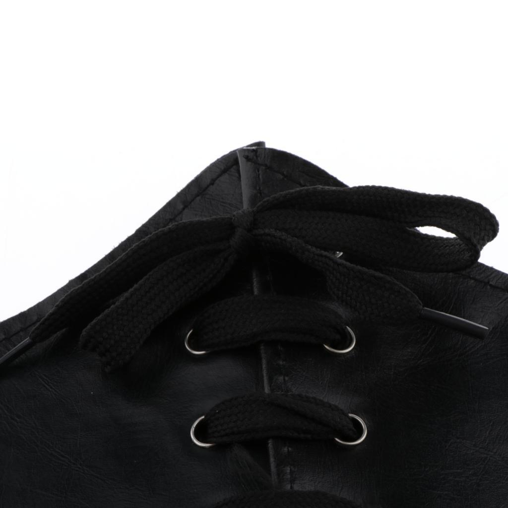 Women Elastic Stretch Waistband Wide Lace Up Slim Corset Waist Belt Cincher