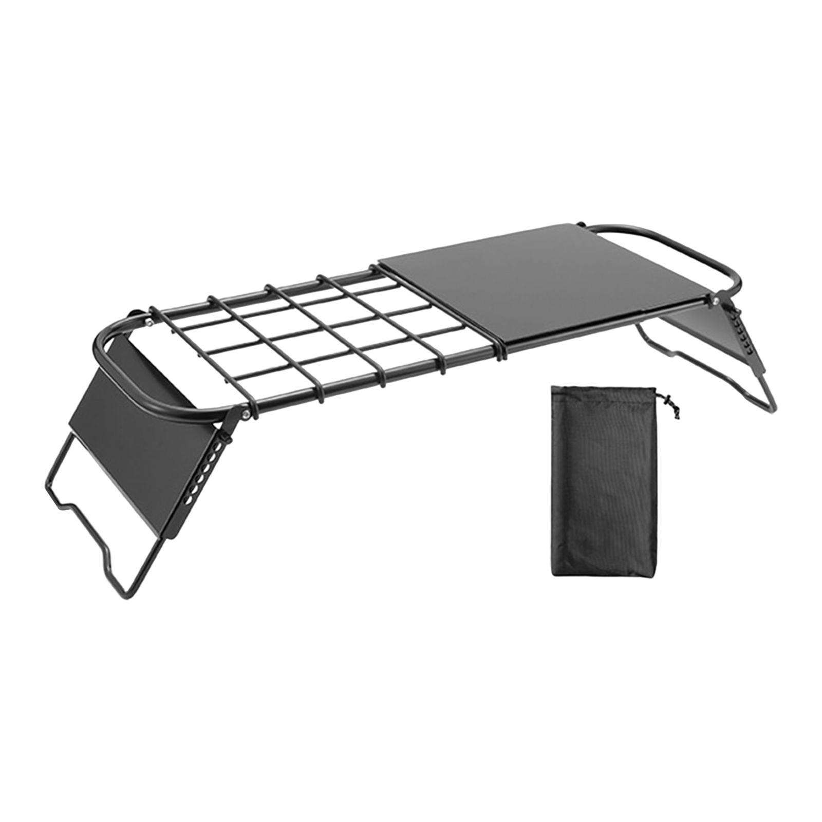 Campfire Grill Grate, Folding Campfire Grill, Multi Purpose Lightweight Foldable Camping Table, Camping Cooking Grate for Outdoor Backpacking