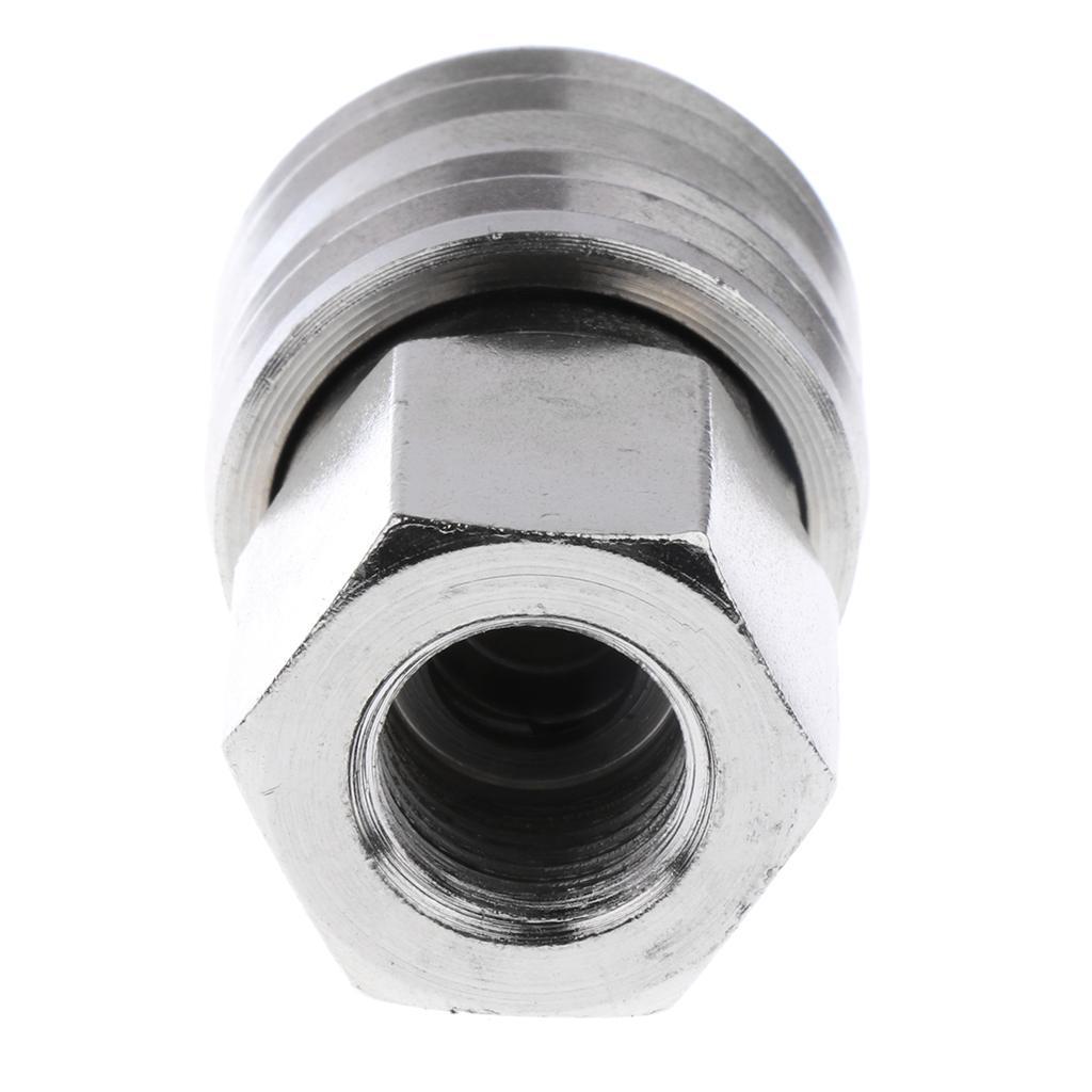 Pneumatic Connector Adapter Coupling Accessory DIY Coupler Threaded Fastener